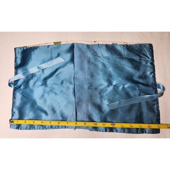 Vintage Satin Lingerie Stocking Hosiery Envelope Bag Ariadne Butterflies Jewelry - Picture 7 of 8